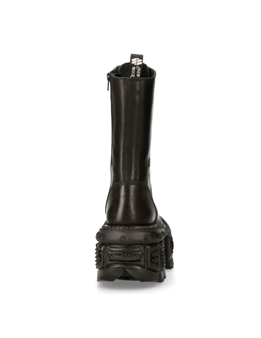 BOOT BLACK IMPERFECT WITH LACES M-MILI211-S15