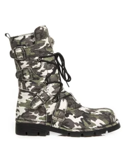 BOOT BLACK PLANING WITH LACES M-1473-S36