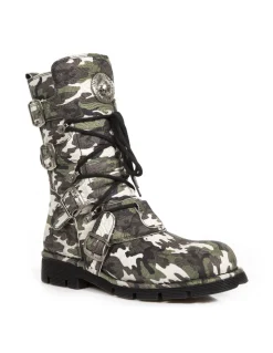 BOOT BLACK PLANING WITH LACES M-1473-S36