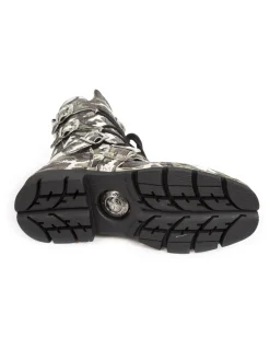 BOOT BLACK PLANING WITH LACES M-1473-S36