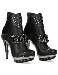 BOOT BLACK PLATF.ACERO M-PUNK003CAD-V1