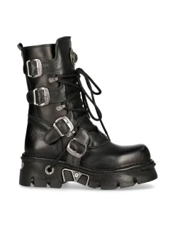 BOOT BLACK REACTOR WITH LACES M-373-S29