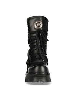 BOOT BLACK REACTOR WITH LACES M-373-S29