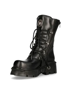 BOOT BLACK REACTOR WITH LACES M-373-S29