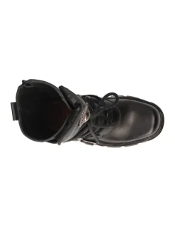 BOOT BLACK REACTOR WITH LACES M-373-S29