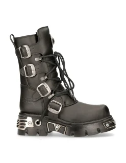 BOOT BLACK REACTOR WITH LACES M-373-S7