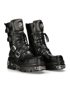 BOOT BLACK REACTOR WITH LACES M-373-S4