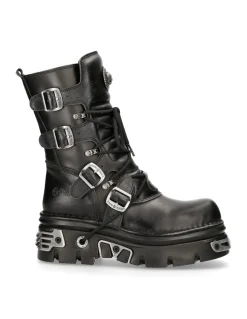 BOOT BLACK REACTOR WITH LACES M-373-S4