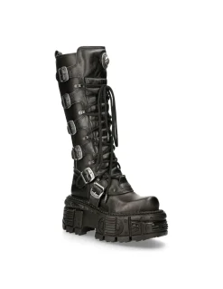HIGH BOOT BLACK IMPERFECT M-272-S3