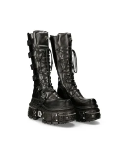 HIGH BOOT BLACK IMPERFECT M-272-C46