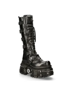 HIGH BOOT BLACK IMPERFECT M-272-C46