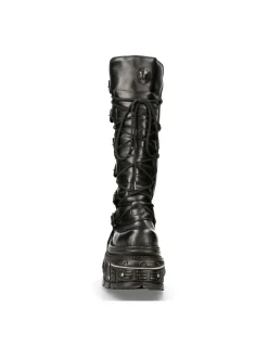 HIGH BOOT BLACK IMPERFECT M-272-C46