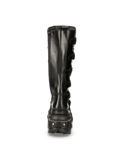 HIGH BOOT BLACK IMPERFECT M-272-C46
