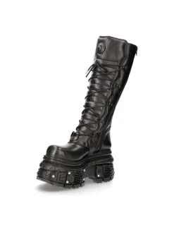 HIGH BOOT BLACK IMPERFECT M-272-C38