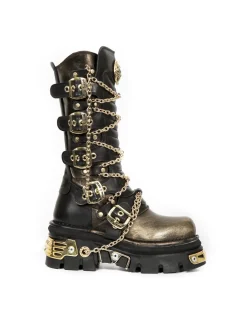 HIGH BOOT METALLIC M-1013-C3