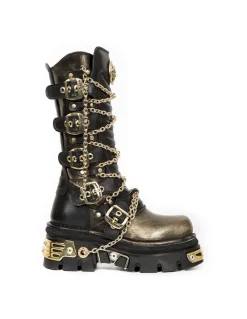 HIGH BOOT METALLIC M-1013-C3