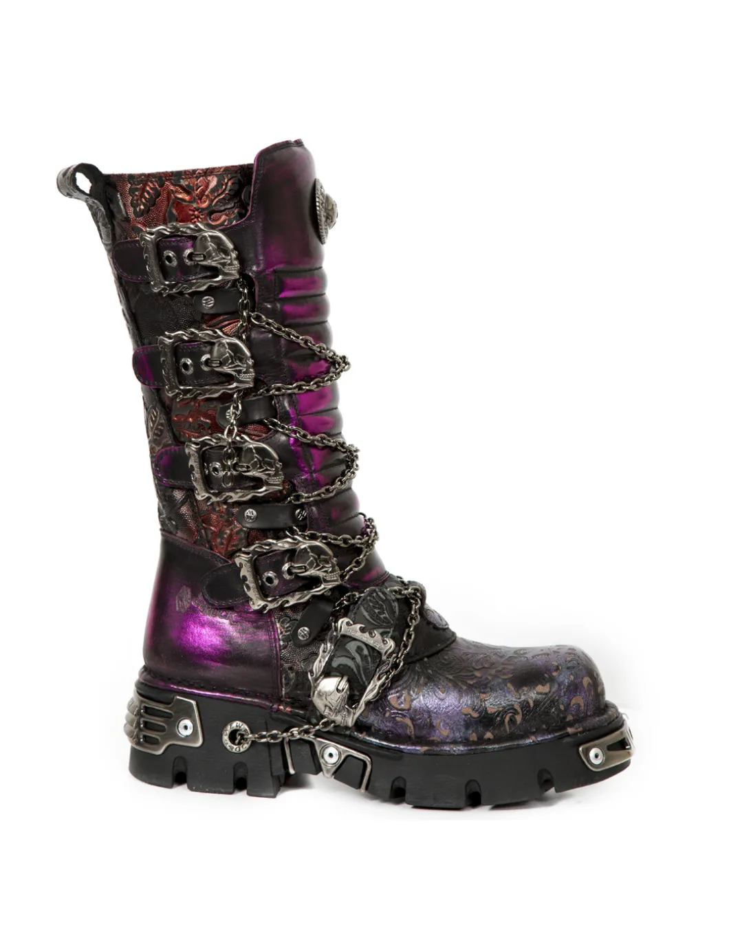 HIGH BOOT METALLIC M-1013-CZ69