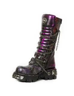 HIGH BOOT METALLIC M-1013-CZ69