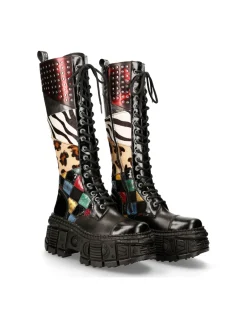 M-WALL210-S1 HIGH BOOT TANK WITH LACES