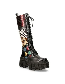 M-WALL210-S1 HIGH BOOT TANK WITH LACES