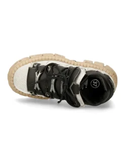 SHOE BLACK TANK WITH LACES M-WALL106-V9