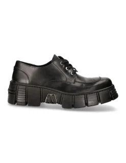 SHOE BLACK TOWER WITH LACES M-WALL042-S1