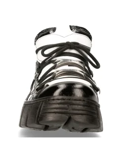 SHOE BLACK TOWER WITH LACES M-WALL120N-S2