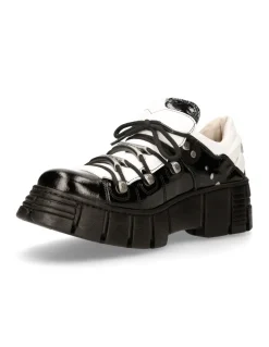 SHOE BLACK TOWER WITH LACES M-WALL120N-S2